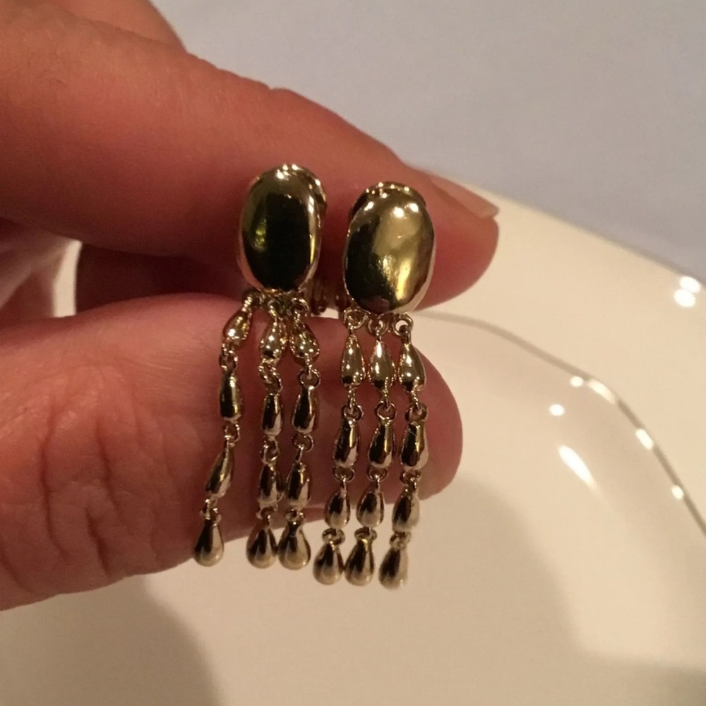 Givenchy Gold Dangle Earrings